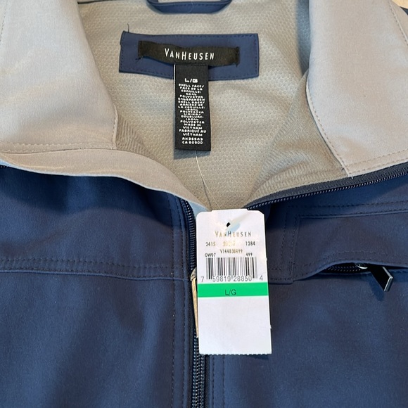 Men’s Van Heusen full zip jacket NWT size L - Picture 2 of 5